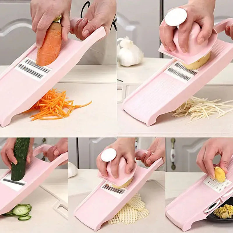SlicePro – Multifunctional vegetable & fruit slicer with handle | Stornfield