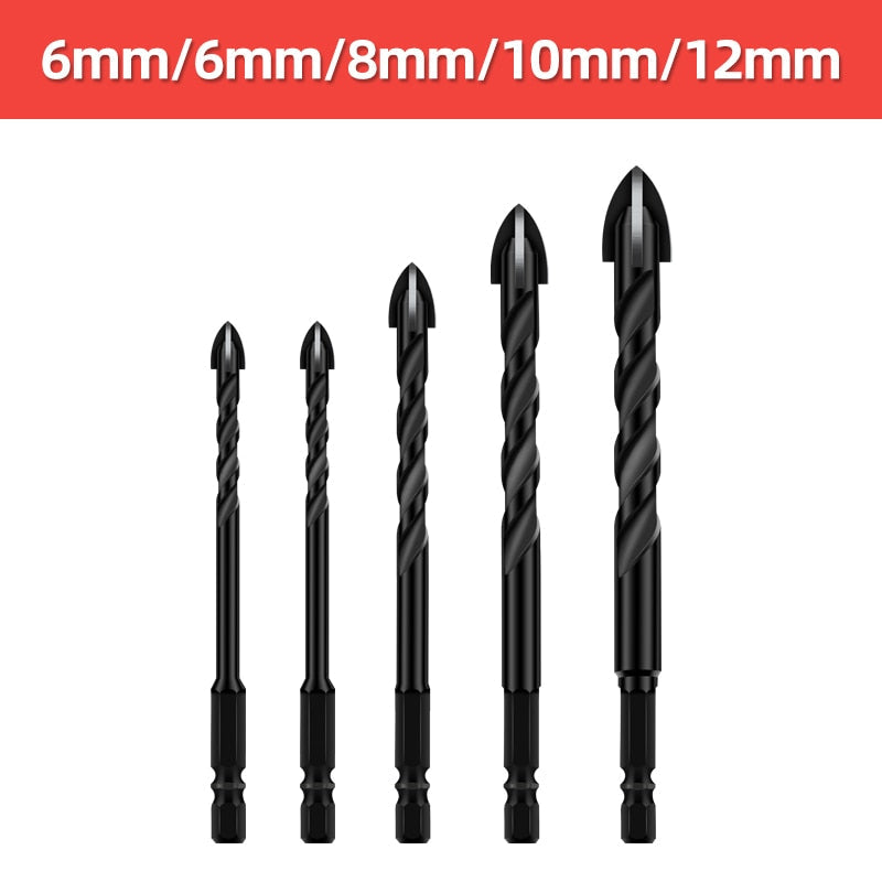 Heavy-Duty Mega Ultimate Cross Hex Drill Bit Set | Stornfield