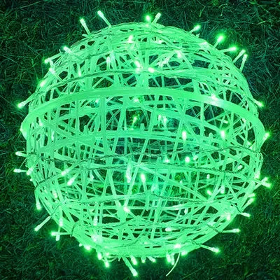 LED Rattan Ball String Lights – Decorative Outdoor Lighting for Gardens and Parties | Stornfield