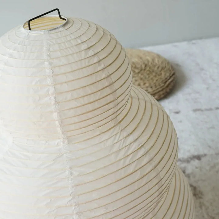 Stornfield | Japanese Wabi-Sabi Tripod Floor Lamp Bedroom Bedside Living Room Dining Room Office Decor Loft White Rice Paper Table Lamp Desk Lamp