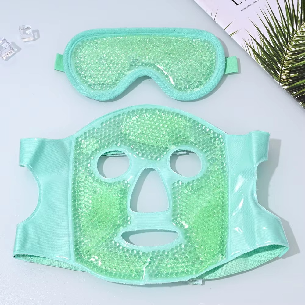 Stornfield | Cold and Hot Therapy Full Face Gel Bead Mask with Eye Compress