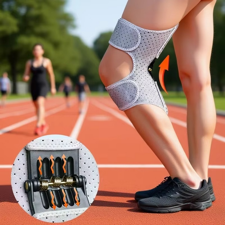 Stornfield | Adjustable Knee Support Brace with Power Rebound Springs for Joint Relief and Stability
