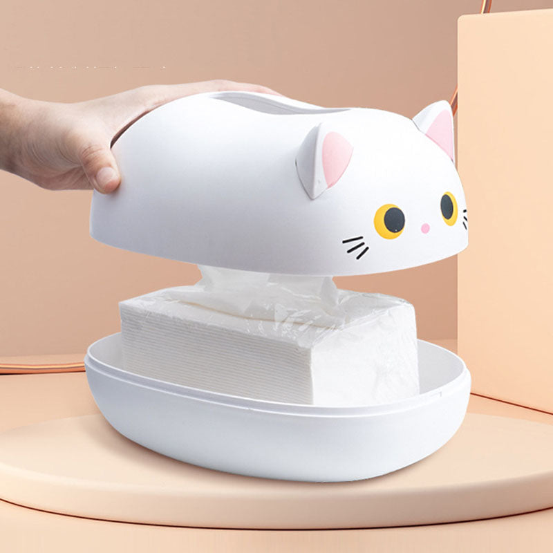 Cat Shaped Desktop Tissue Box | Stornfield