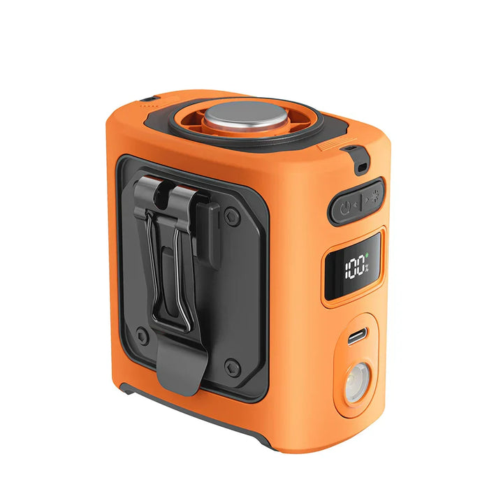 8000mAh Portable Cooling Hip Fan with Power Bank & LED Light – FrostBreeze | Stornfield