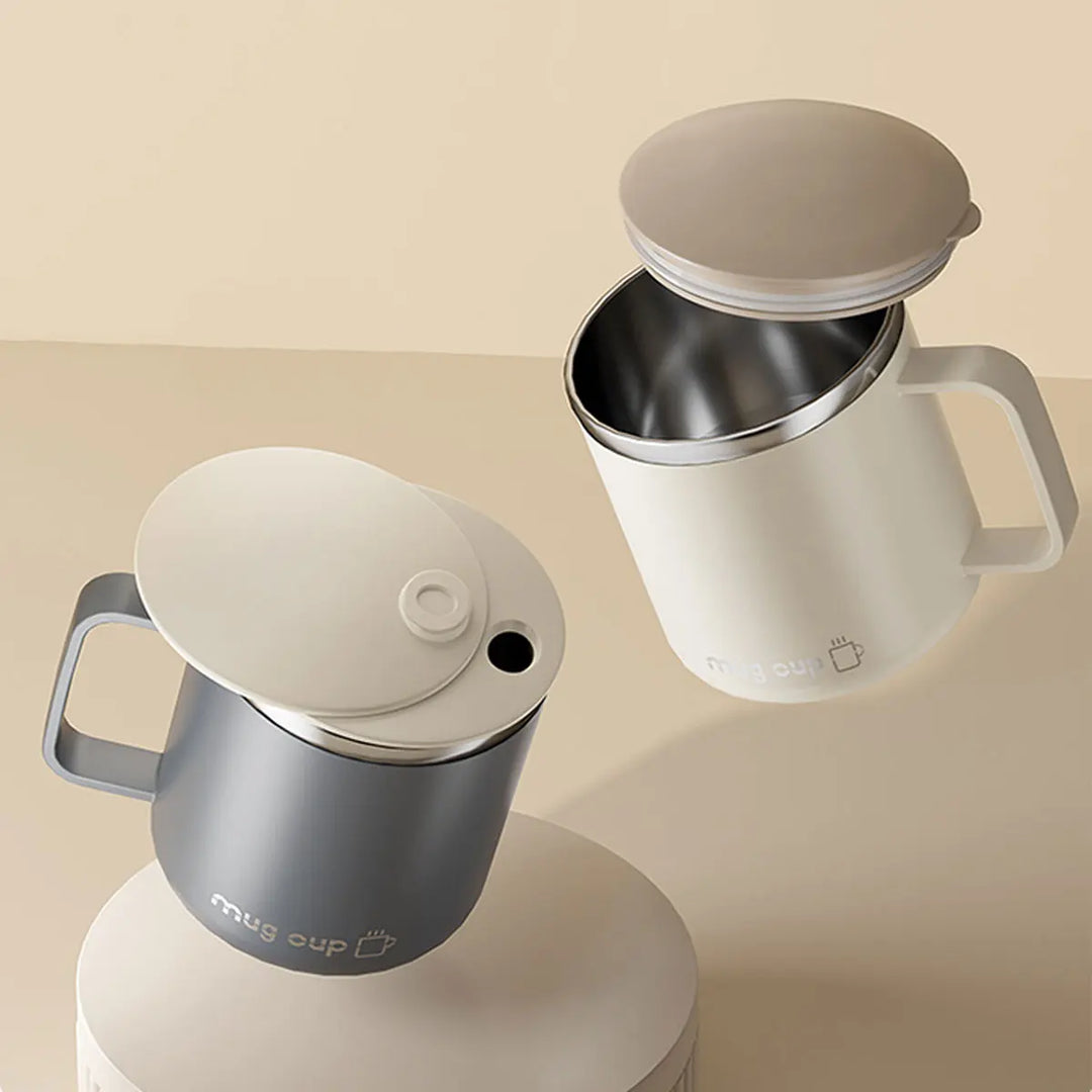 Insulated stainless steel coffee cup with lid | Stornfield
