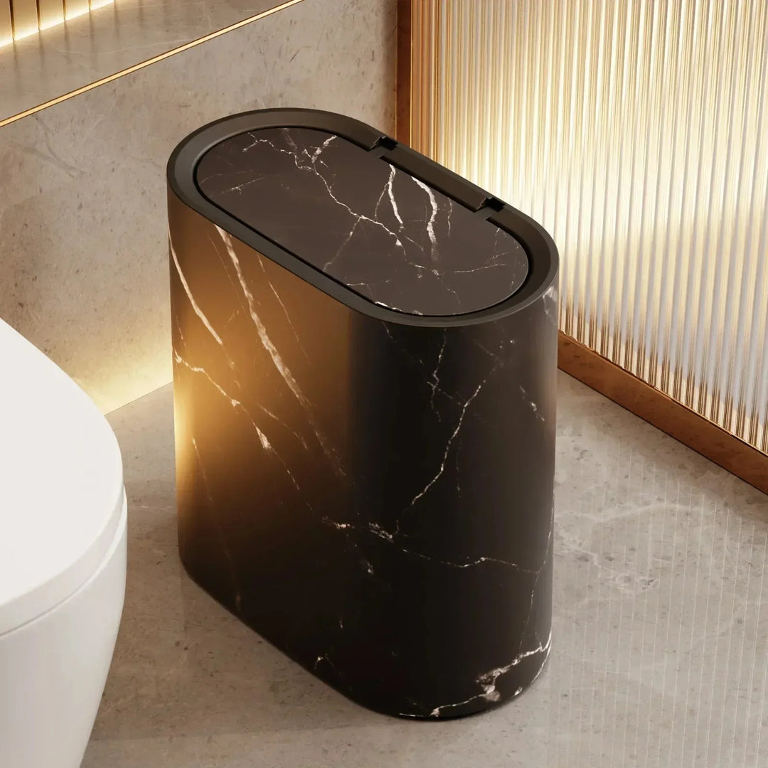 Nordic Marble Design Trash Can Stornfield