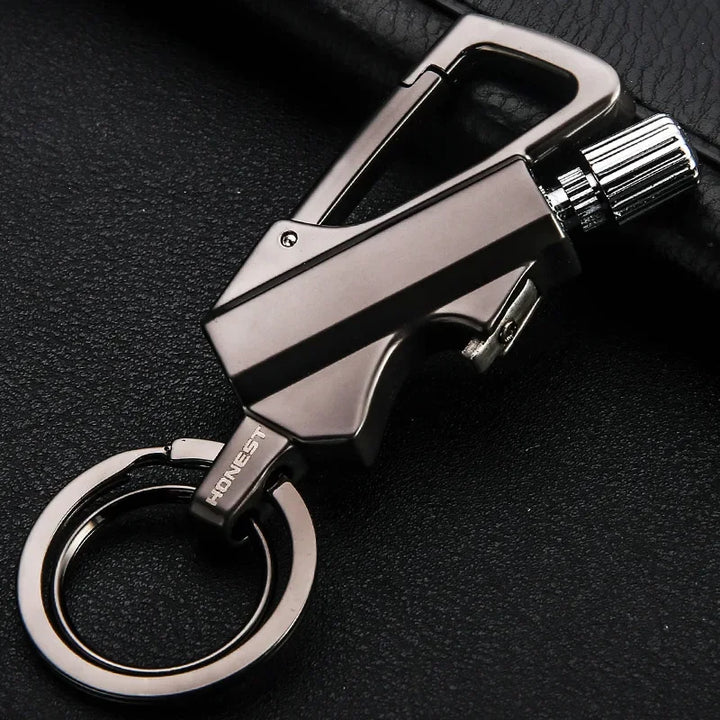 Stornfield | FlareKey – Multifunction Keychain Lighter | Windproof Kerosene Lighter for Outdoor & Everyday Use