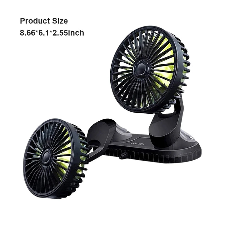 Portable DC 12V-24V Car AC Air Fan Cooler Car Bladeless Air Conditioner Summer Car Vehicle Truck Cooling Air Fan | Stornfield