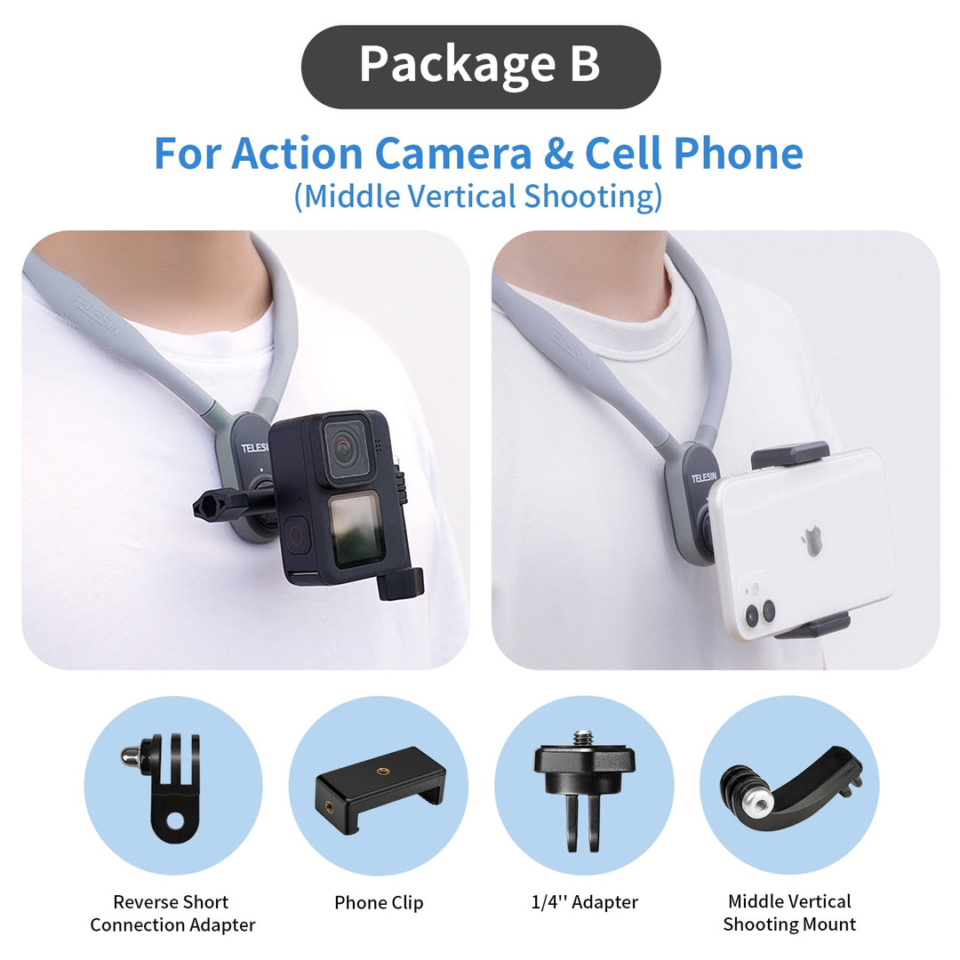 Magnetic Silicone Neck-Mounted Action Camera Accessories | Stornfield