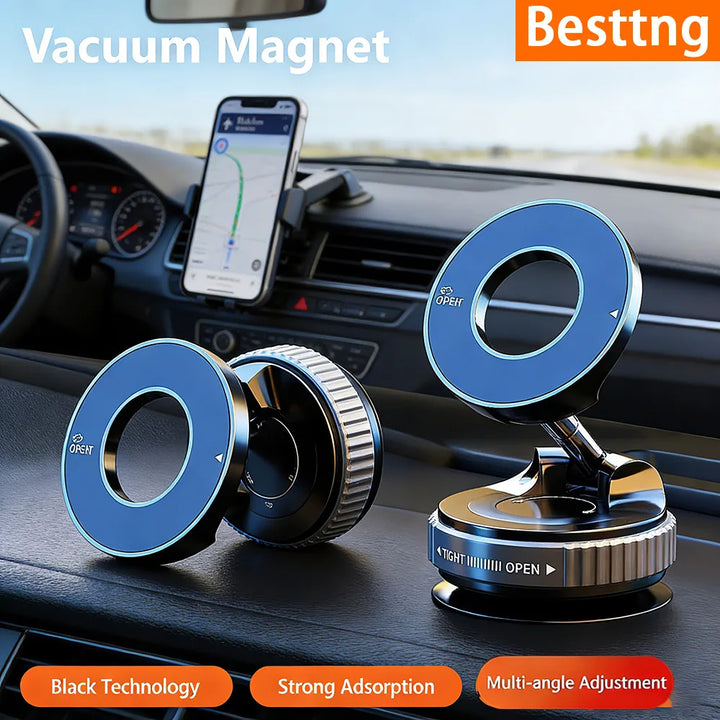 Magnetic Phone Holder | With Vacuum Suction Cup | 360° Adjustable | Stornfield