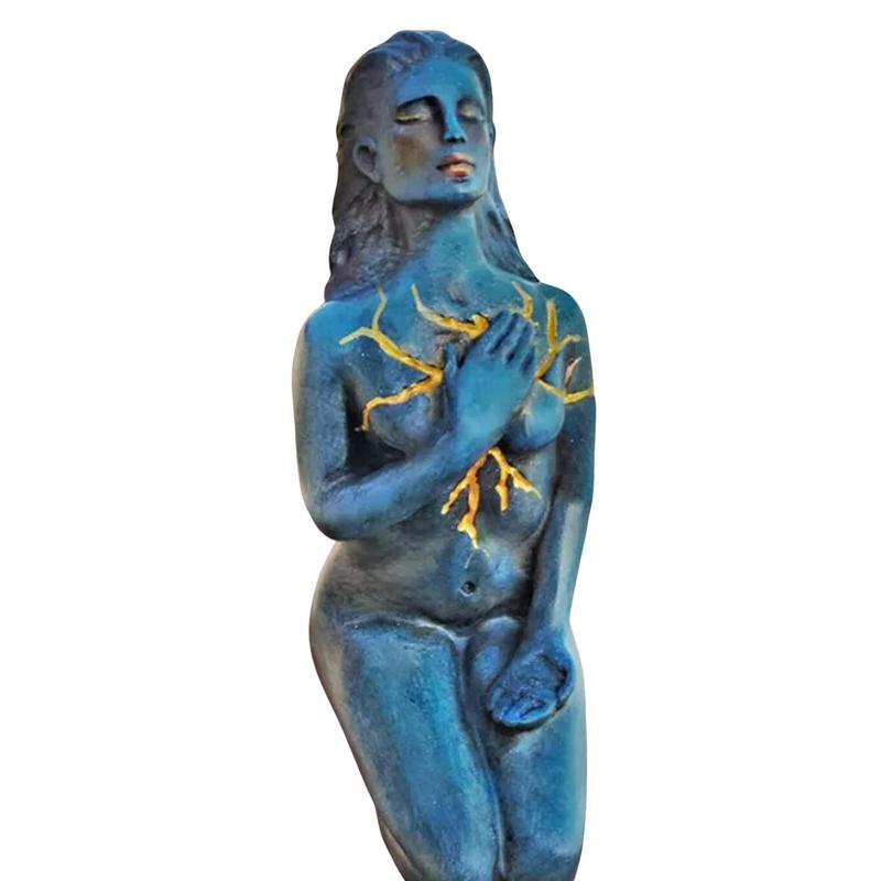 Stornfield | Healing Goddess Sculpture: Abstract Resin