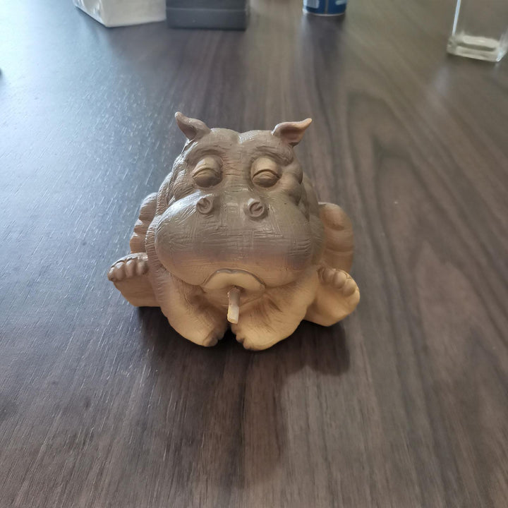 Stornfield | Playful Hippo Garden Sprinkler Statue