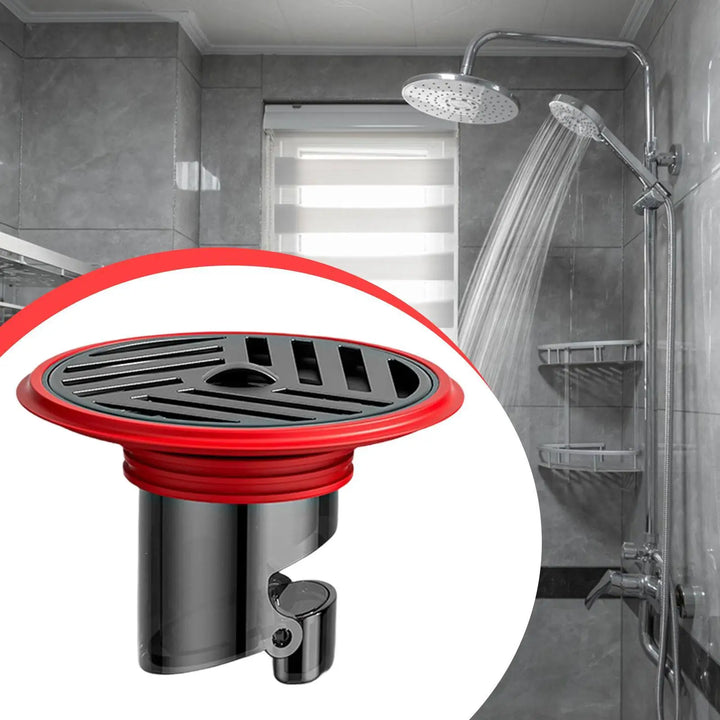 AquaShield Compact Floor Drain – Stainless Steel & Silicone Backflow Protection for Bathroom, Shower & Kitchen Stornfield