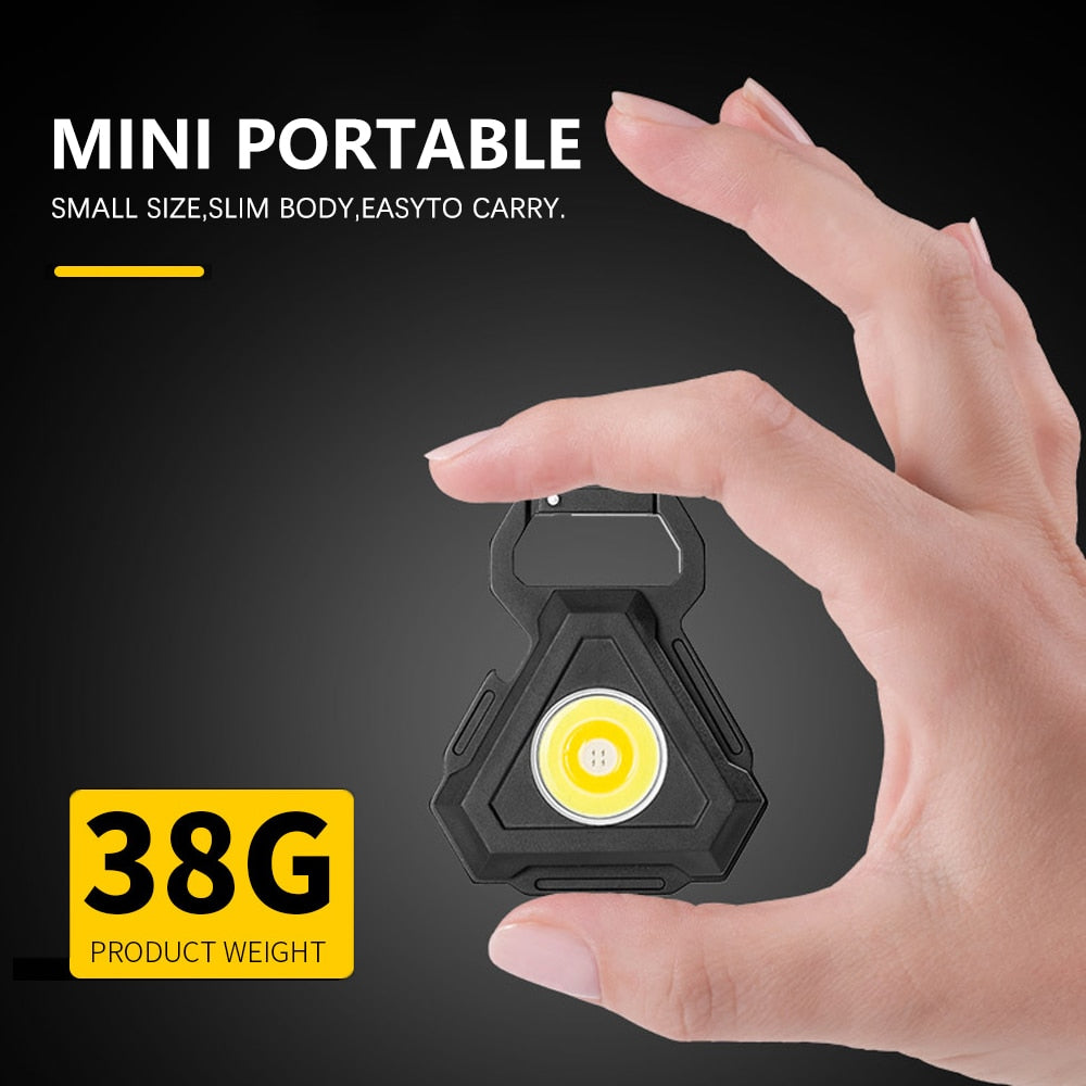 Mini LED Flashlight USB Bottle Opener Keychain | Stornfield