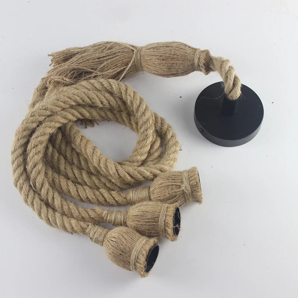 Stornfield | Vintage Hemp Rope Pendant Light