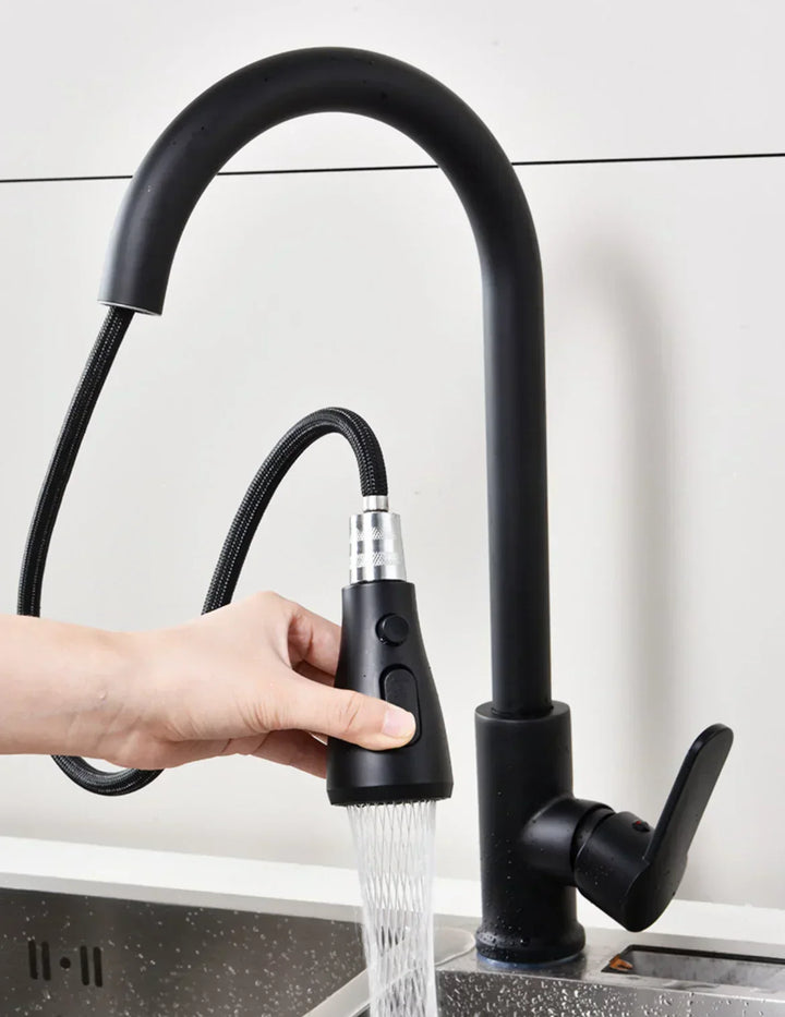 Stornfield | Pull-out Kitchen Faucet – Brushed Nickel