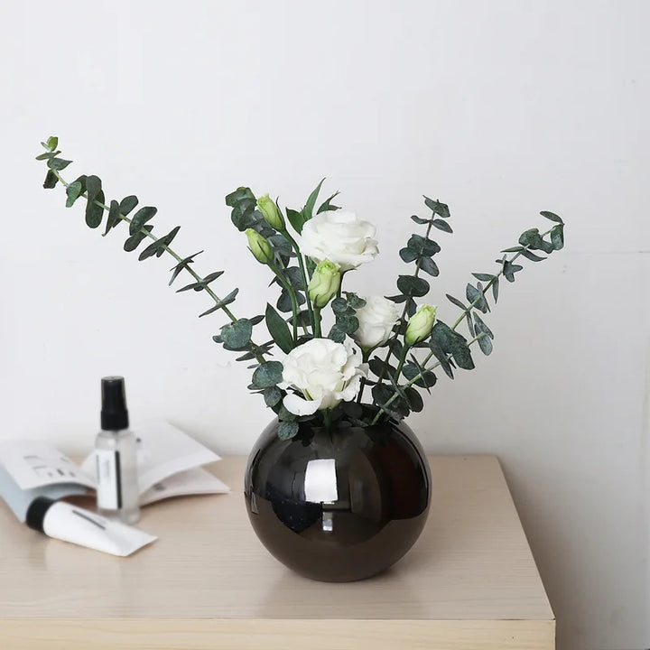 Stornfield | Nordic Style Stainless Steel Vase Desktop Flower Pot BeFlower Pots Gold Black Rose Gold Classic Home Decor