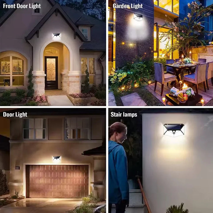 Solar Wall Light Outdoor 100 LED with Motion Sensor | Stornfield
