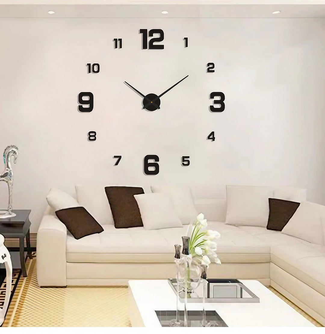 Stornfield | 3D-LED Wall Clock – DIY Frameless Design