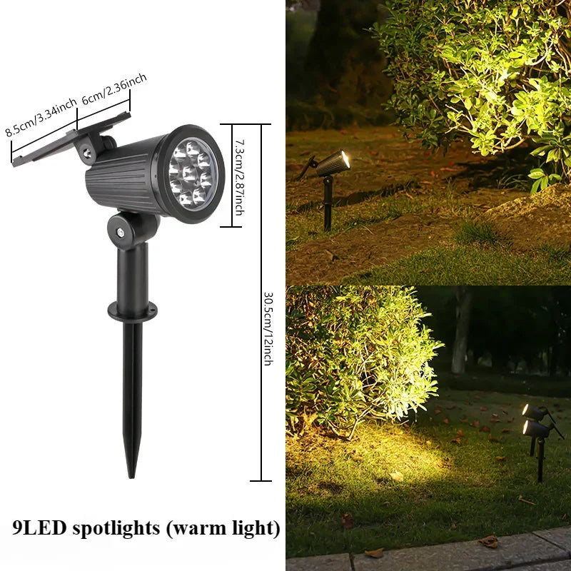 Solar LED Garden Spotlight Outdoor | Stornfield