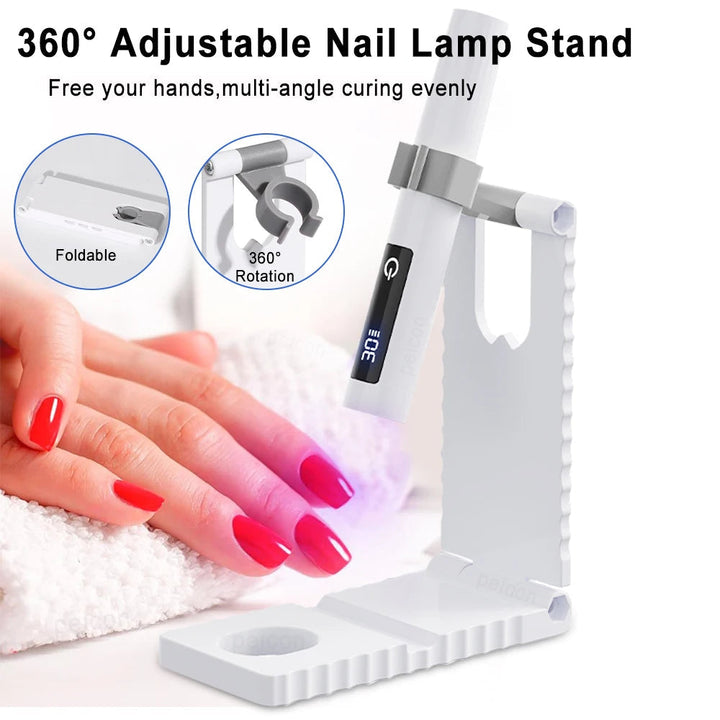 UV nail pen with folding stand - rechargeable | Stornfield