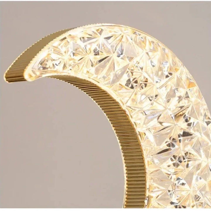 Half Moon Crystal Lamp | Stornfield