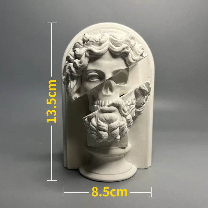 Stornfield | Nordic Style Character Statue Plaster DIY Painted Props Photography Table Decorations Home Art Plaster Decor