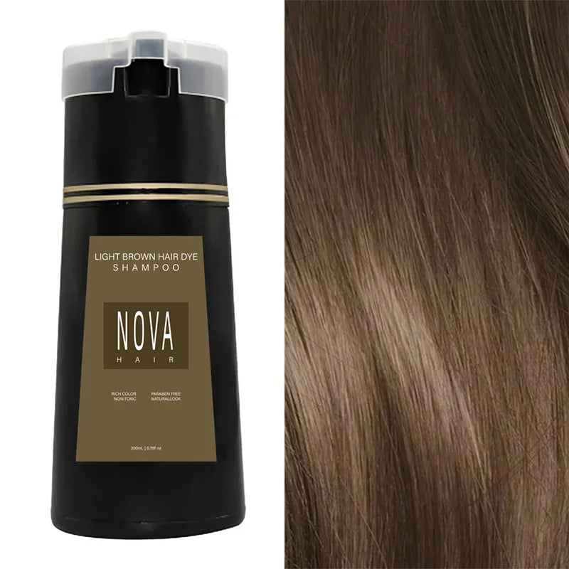 Stornfield | NovaHair Shampoo de Teinture Instantanée – Rafraîchissement rapide de la couleur pour vos cheveux