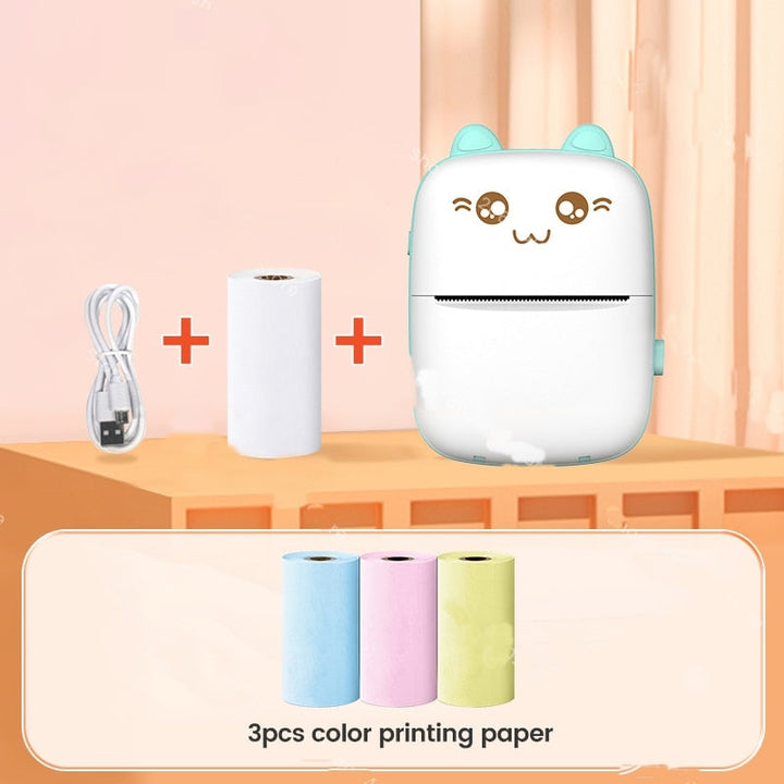 Mini Cat Thermal Stornfielduetooth Label Printer | Stornfield