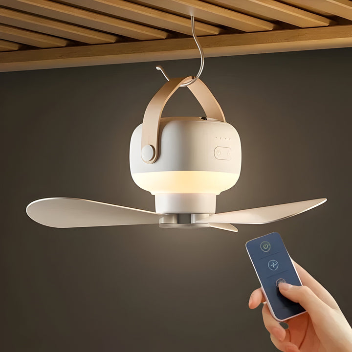 BreezeNova - Portable ceiling fan light with remote control | Stornfield