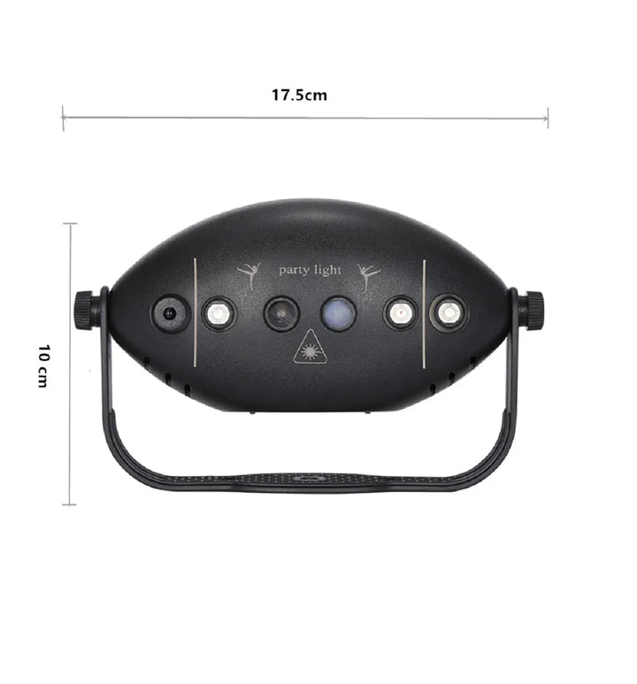 Stornfield | RGB Disco Laser Projector DJ Stage Lights - Strobe Club Home Party Lamp Holiday Decoration for Party Atmosphere
