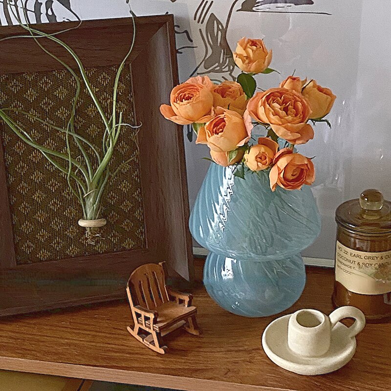 Nordic Ribbed Glass Vase | Stornfield