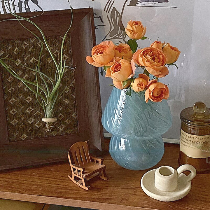 Nordic Ribbed Glass Vase | Stornfield