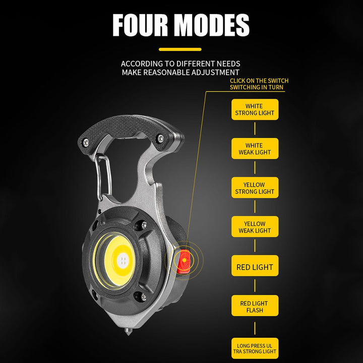 7in1 Pocket Lamp Survival Camping Keychain | Stornfield