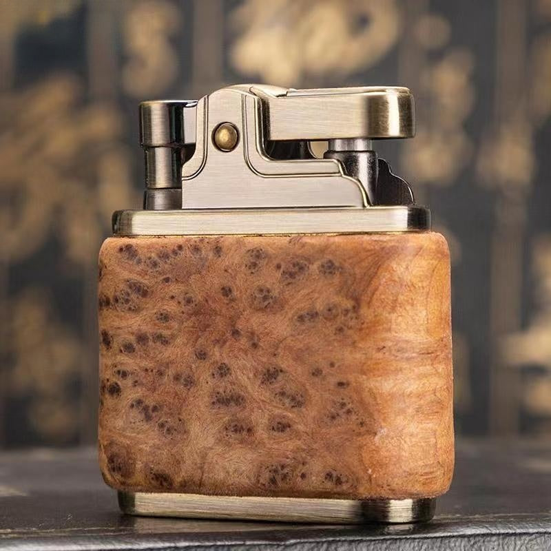 Wooden Vintage Spark Kerosene Lighter | Stornfield