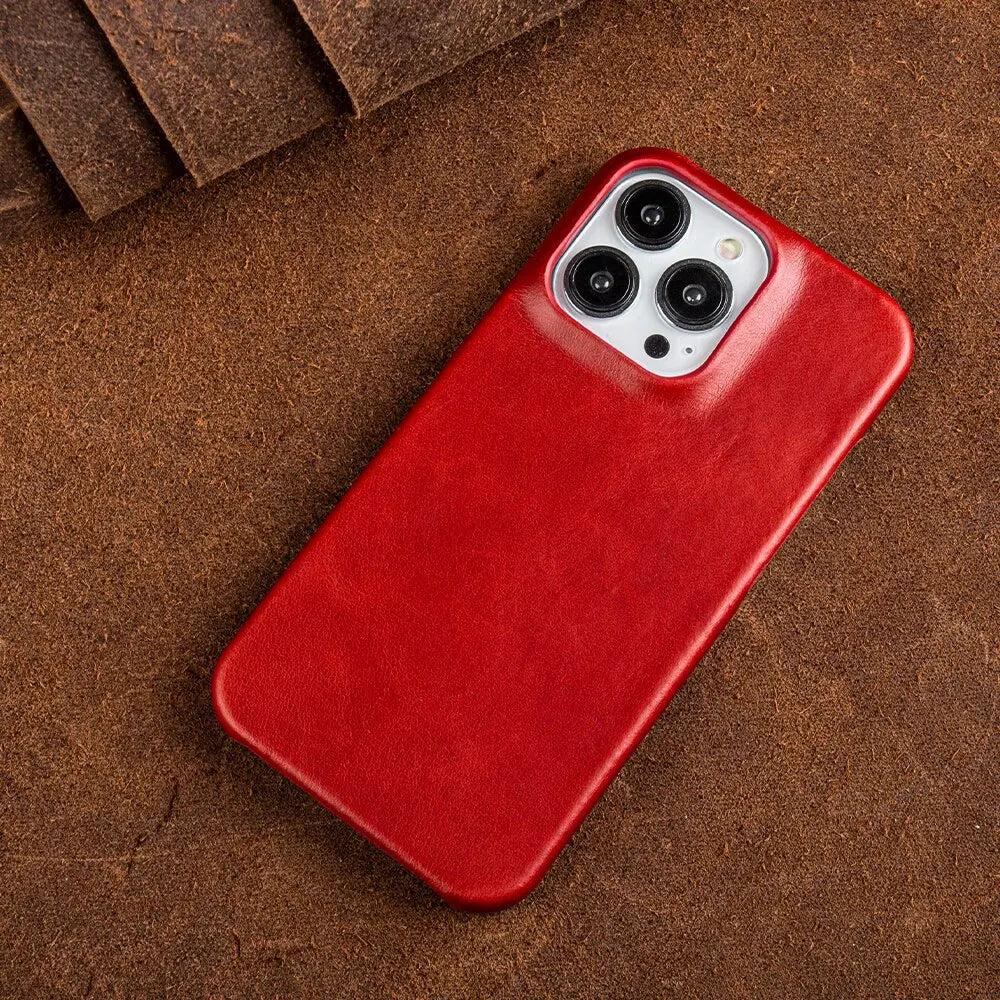 Stornfield | RoyalLeather: Luxurious, handmade case made of genuine cowhide leather for the iPhone