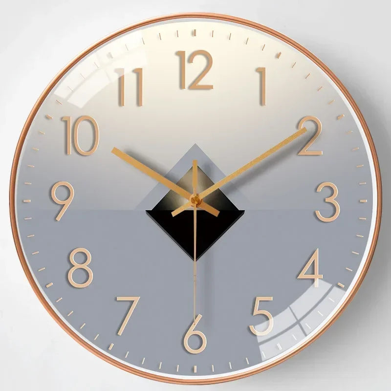 SilentTime - Classic Style Digital Wall Clock - 8 Inch Stornfield