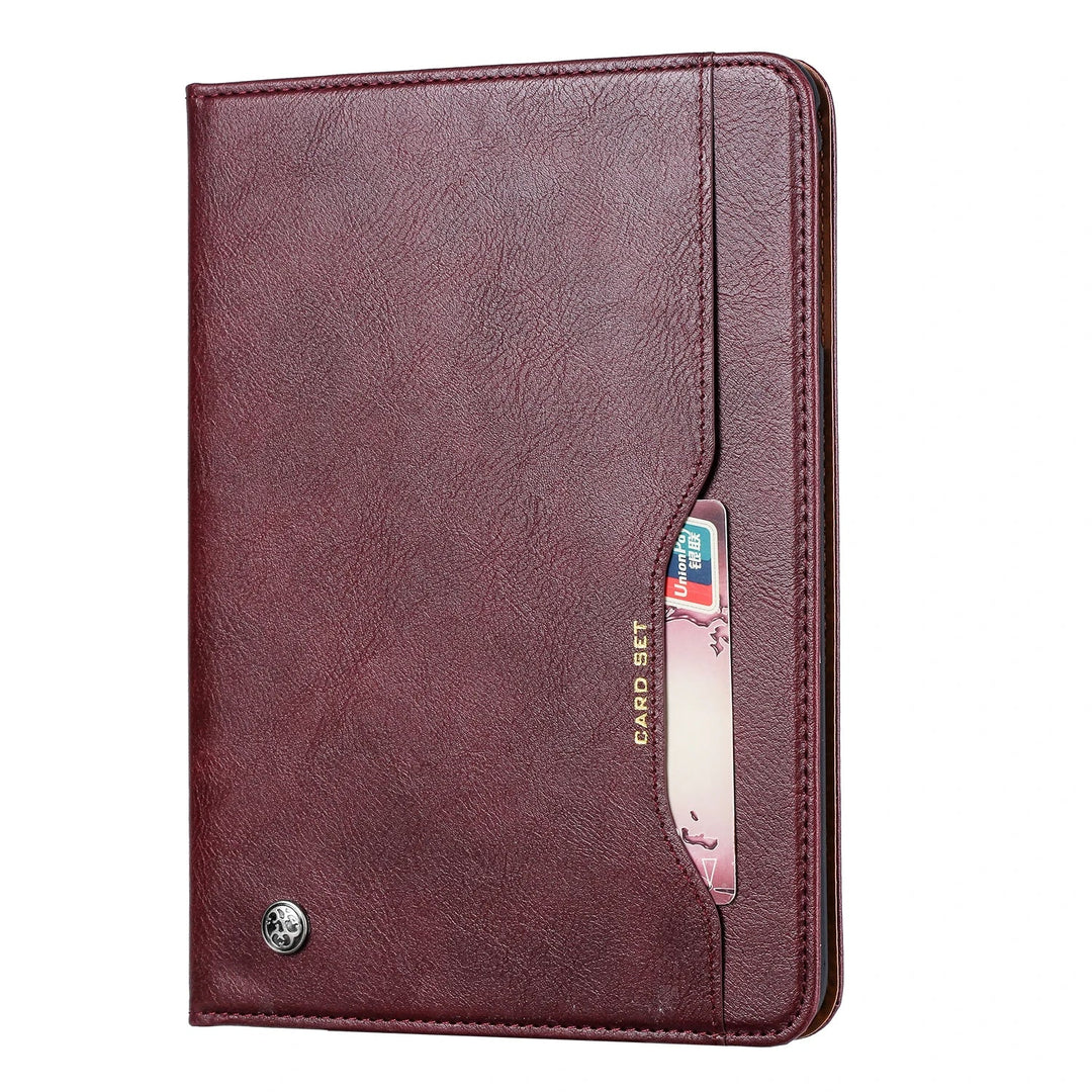 Stornfield | Leather Flip Case for iPad 9.7 (2017-2018), 10.2 (7th/8th Gen), Air 2/3/4, Pro 9.7/10.5/11 - Waterproof, Shockproof, Business Tablet Case