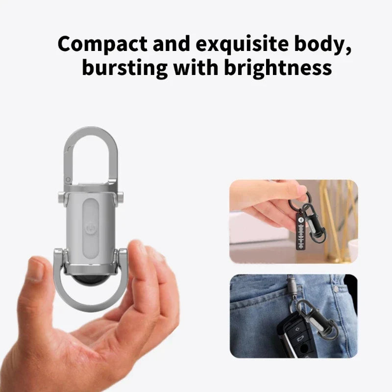 LED Pocket USB Rechargeable Keychain Light | Stornfield
