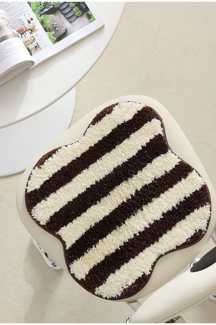 Stornfield | Striped Quilted Chair Cushion