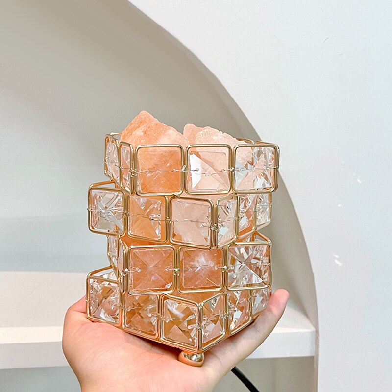 Crystal Room Mood Ambient Geo Shimmer Cube Light | Stornfield