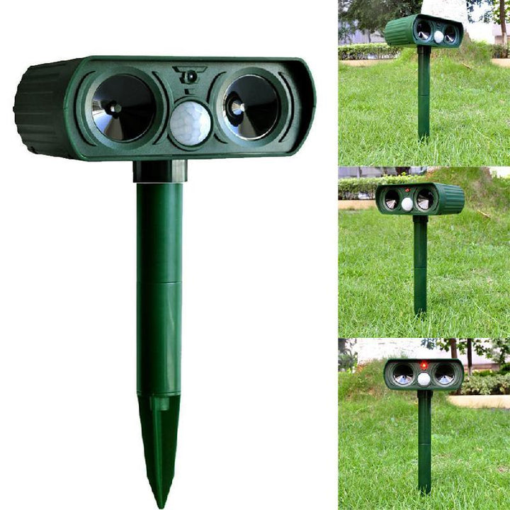 Solar Powered Ultrasonic Animal Repeller | Stornfield