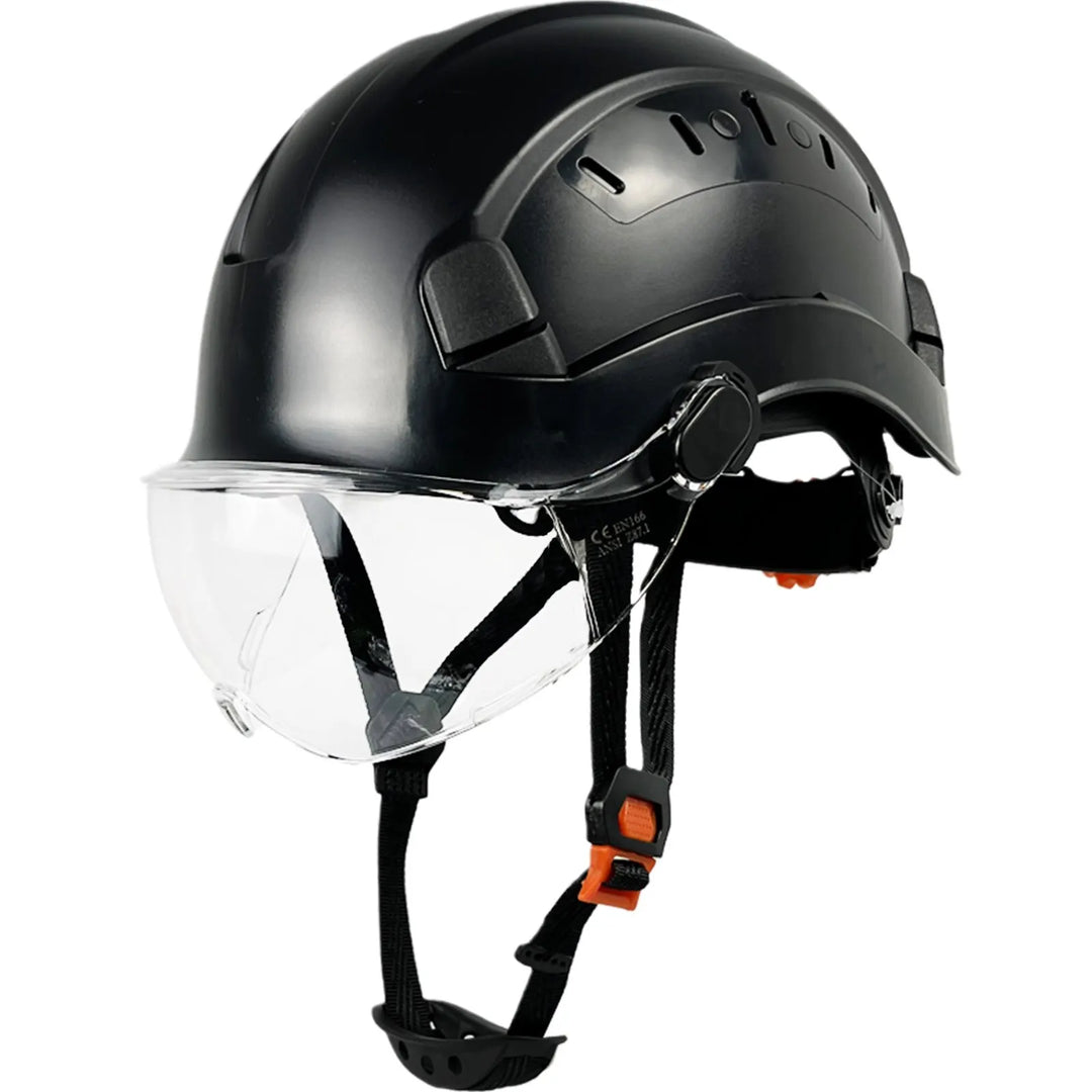 Stornfield | CE ABS Safety Helmet with Goggles & Visor – SafeGuard