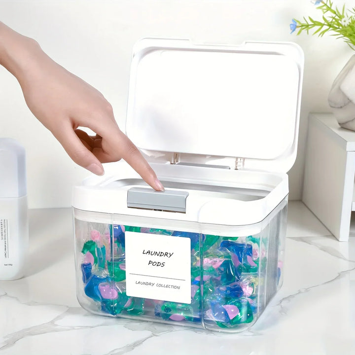 Detergent Pods Storage Box with Lid | Stornfield