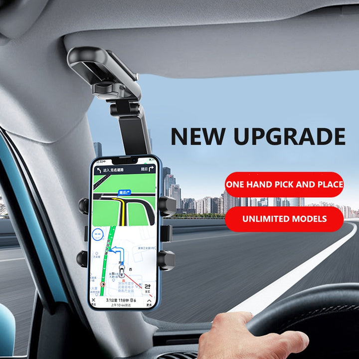 Stornfield | Sun Visor Car Rotating Phone Holder Clip