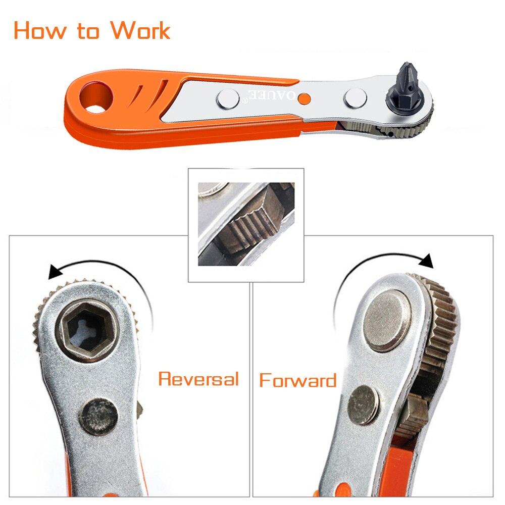 Mini Quick Hexagon Ratchet Wrench Tool | Stornfield