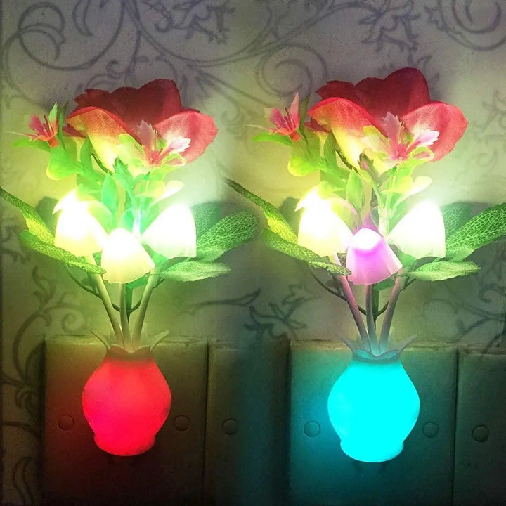 Mini Flower Vase Smart Light Sensor Night Lamp | Stornfield