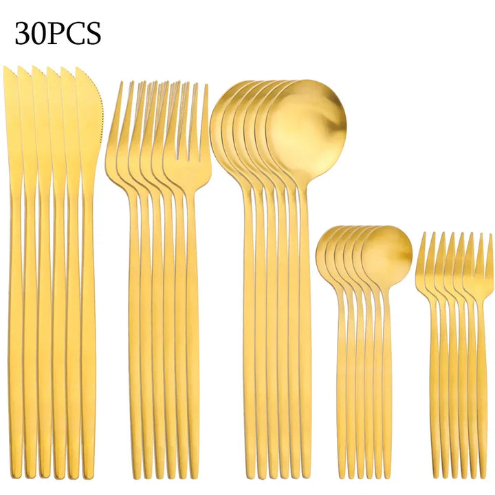 Stornfield | RefinedTable | 30-Piece Cutlery Set