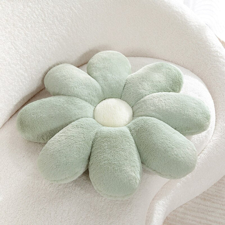 Fluffy Daisy Cushion - Pastel | Stornfield