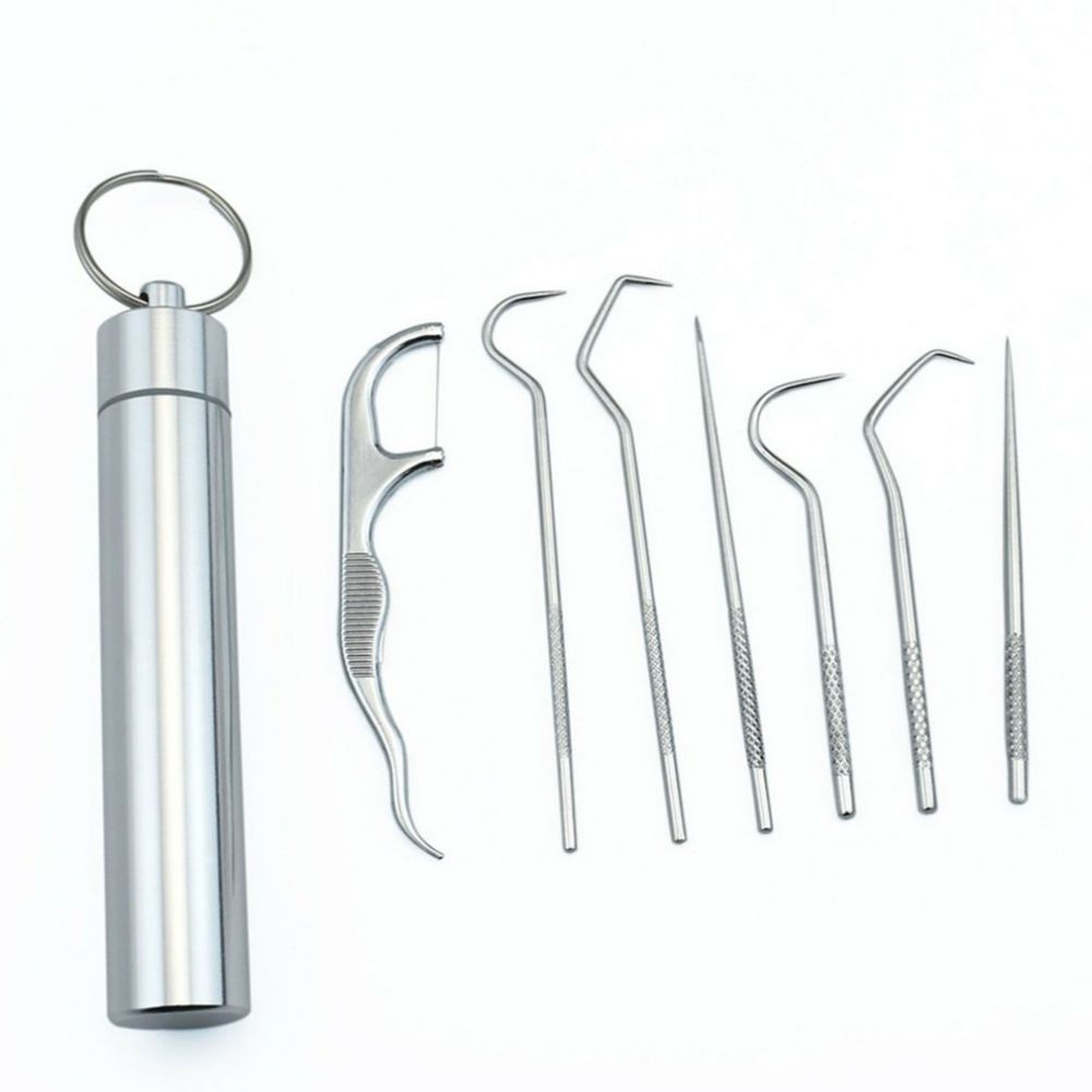 7-piece stainless steel toothpick set | Stornfield